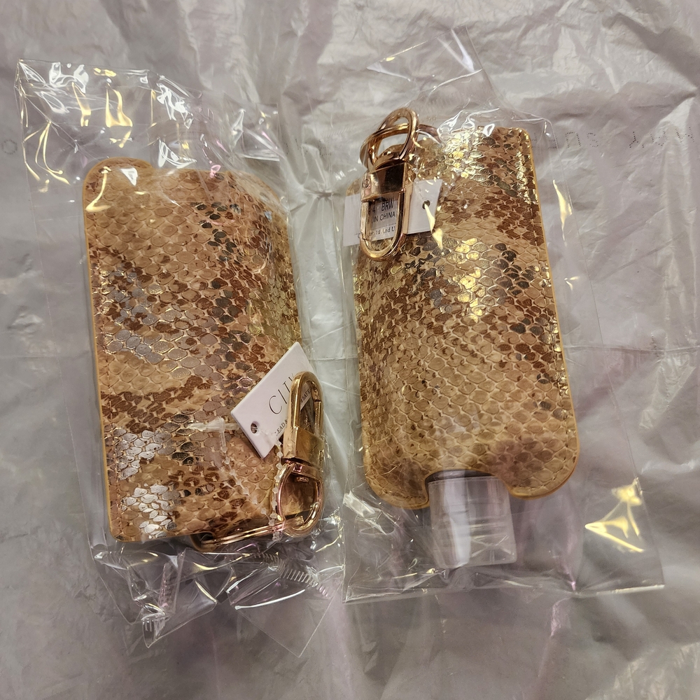 New City Gold Snake Print Purse/Keychain